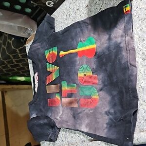 Ziggy Marley X Appaman Shirt Youth Boys 3T Live It Up Short Sleeve Graphic Tee